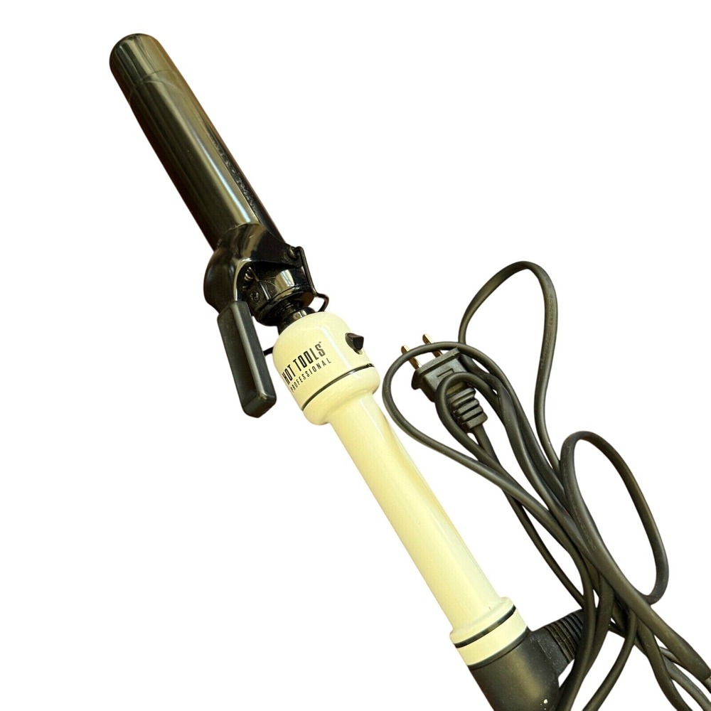 Hot Tools‎ Pro Artist Nano Ceramic Curling Iron Wand Adjustable Heat 1-1/2" in